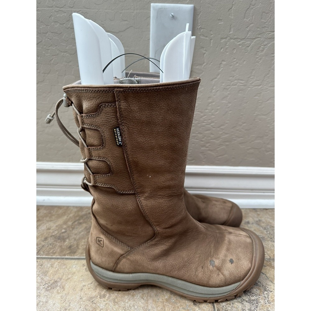 Ralph Lauren Polo Sport Boots Womens Sz 10.5 Brown Leather Duck Boot 90s